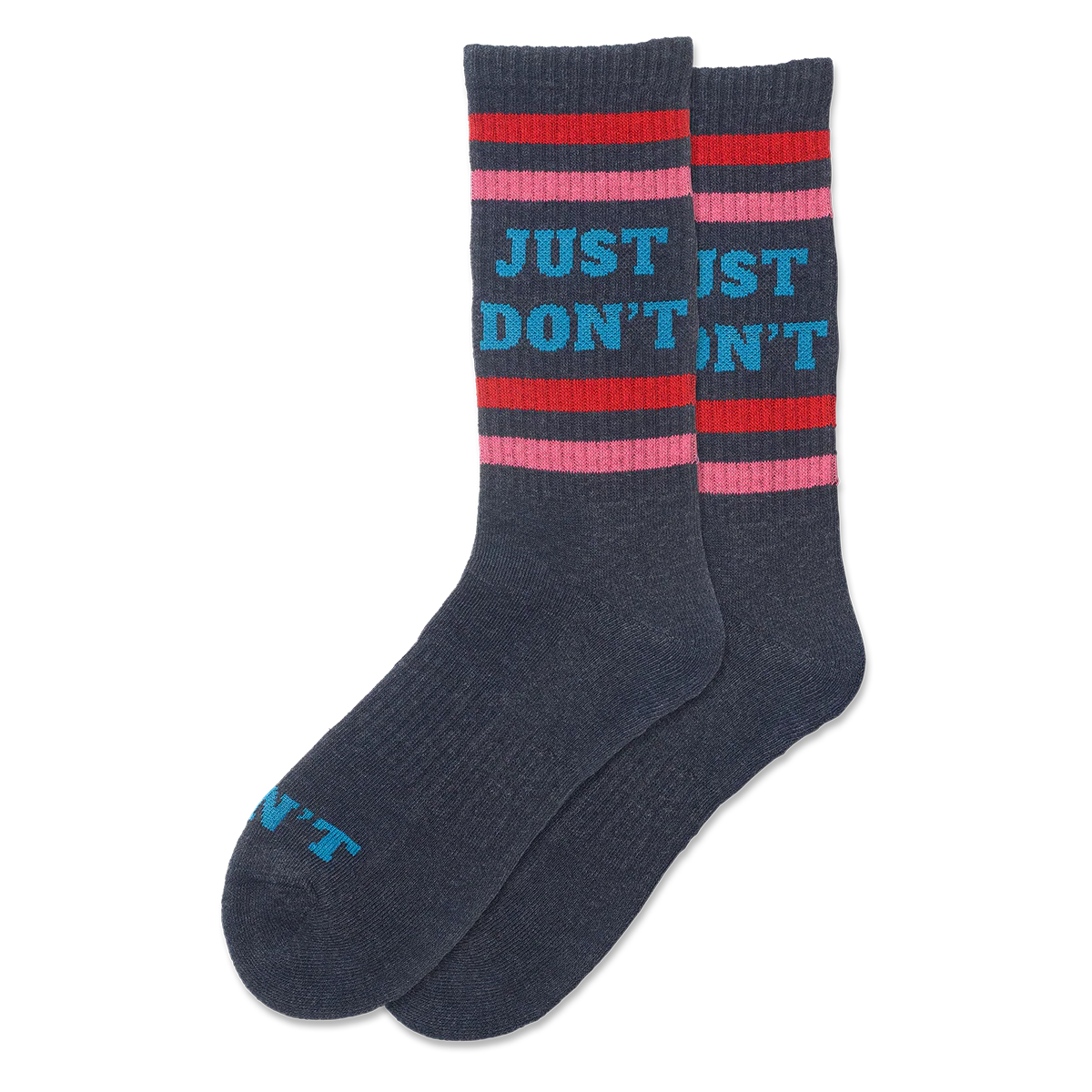 Women's Just Don't Sport Crew Socks