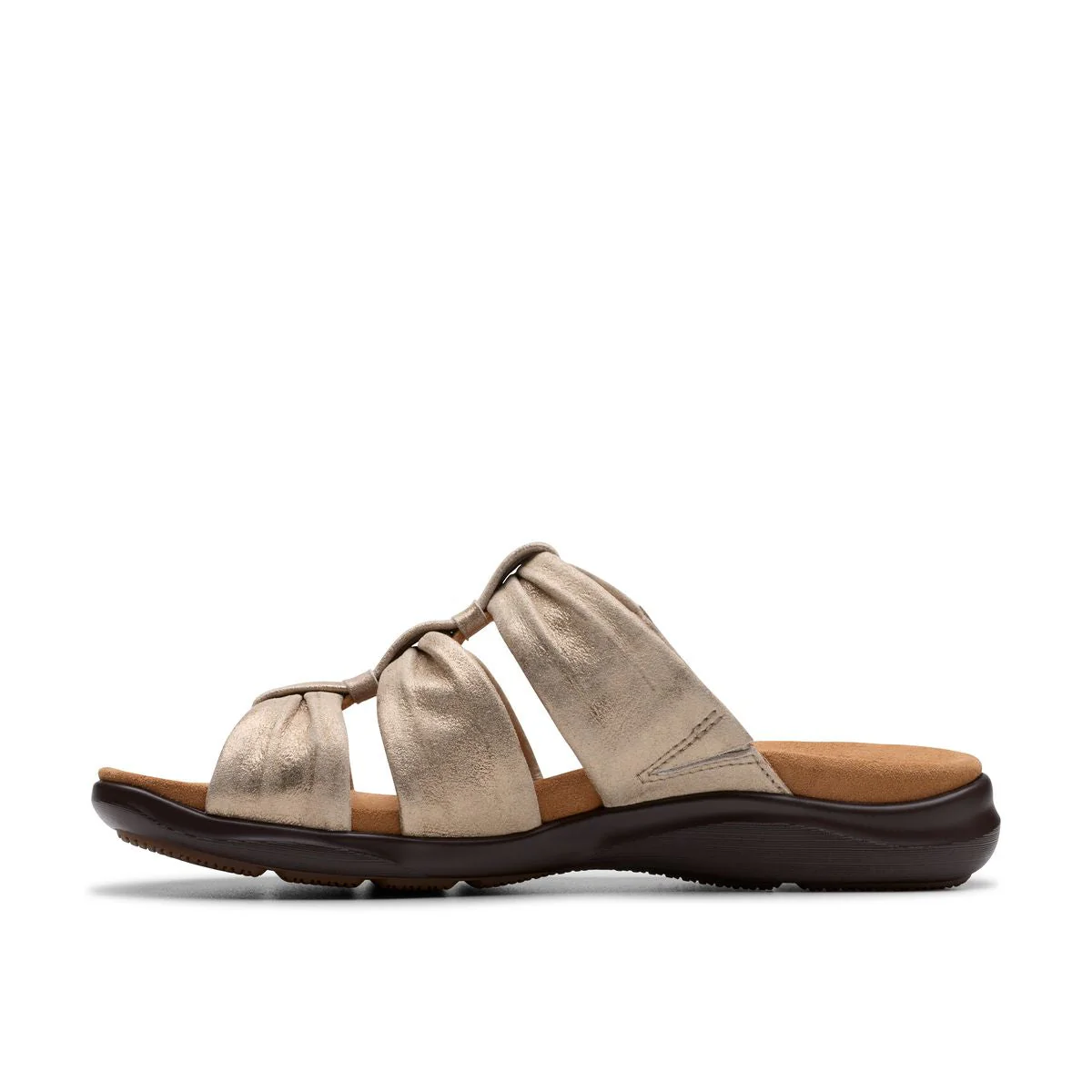 Clarks Kitly Slide Women's Sandals in Metallic - Image 2