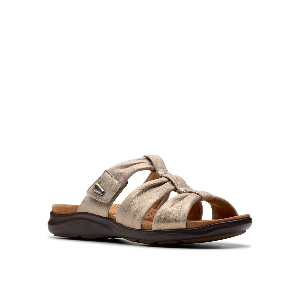 Clarks Kitly Slide Women's Sandals in Metallic - Image 7