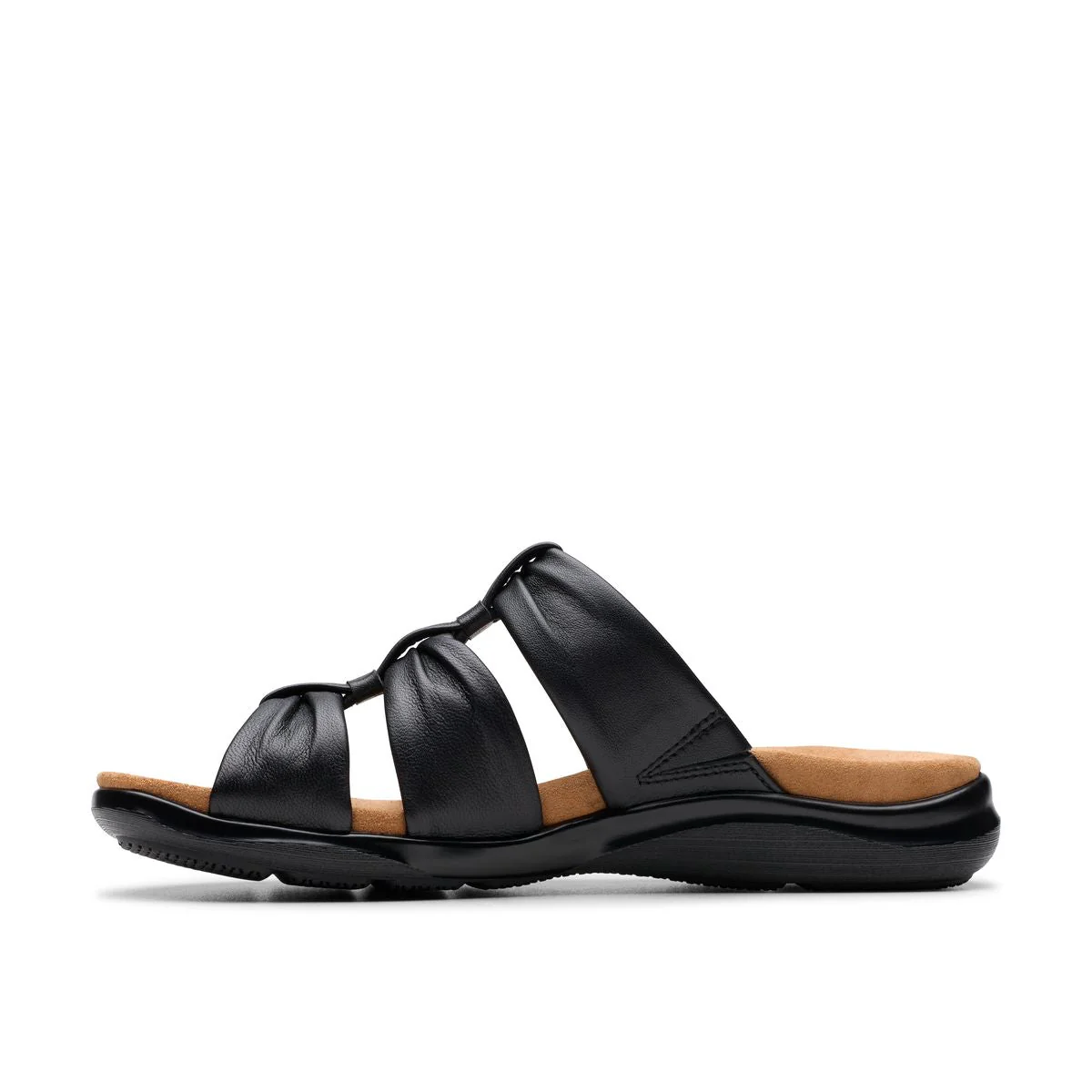 Clarks Kitly Slide Women's Sandals in Black - Image 2
