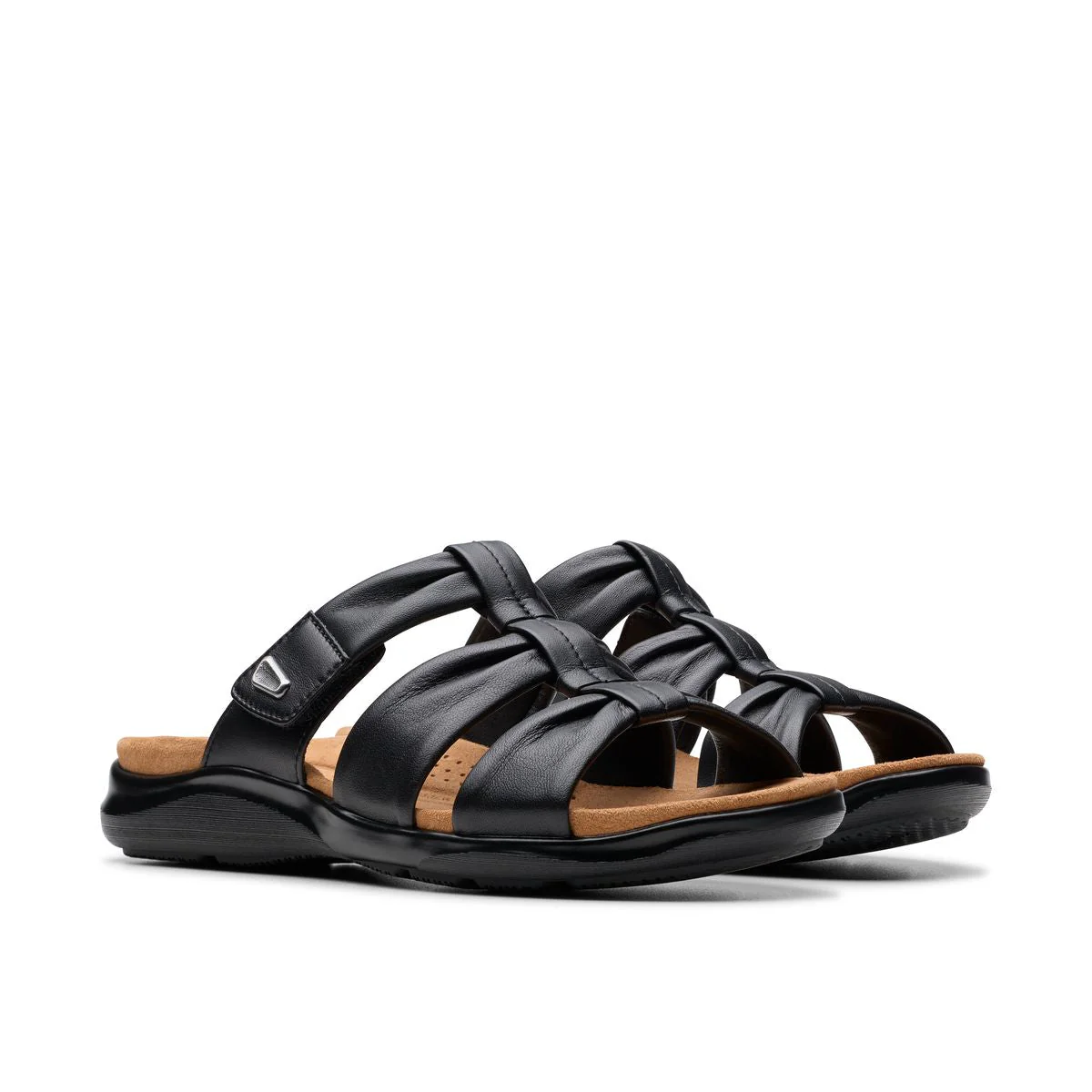 Clarks Kitly Slide Women's Sandals in Black - Image 4