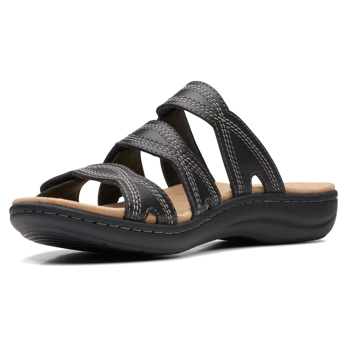 Clarks Laurieann Ayla Flat Women's Sandals in Black - Image 4