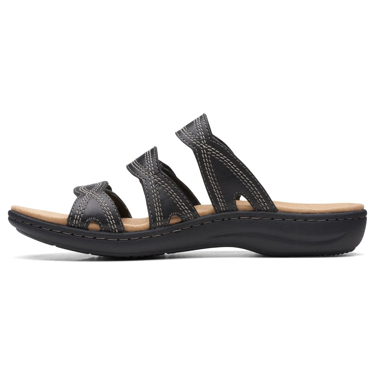 Clarks Laurieann Ayla Flat Women's Sandals in Black - Image 5