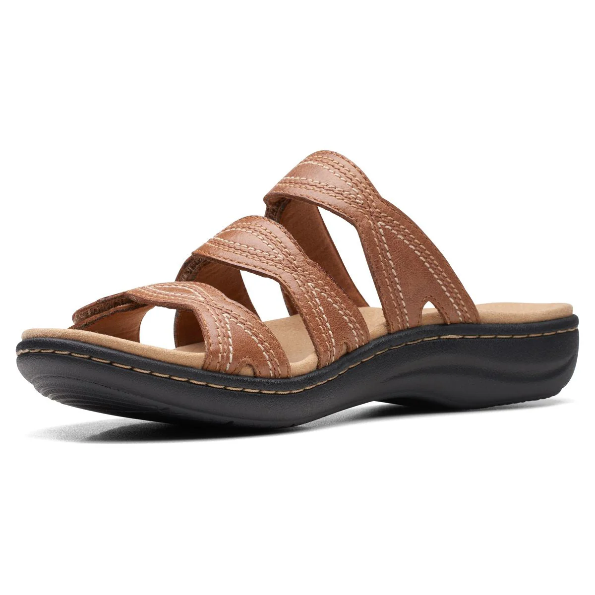 Clarks Laurieann Ayla Women's Flat Sandals in Tan - Image 4