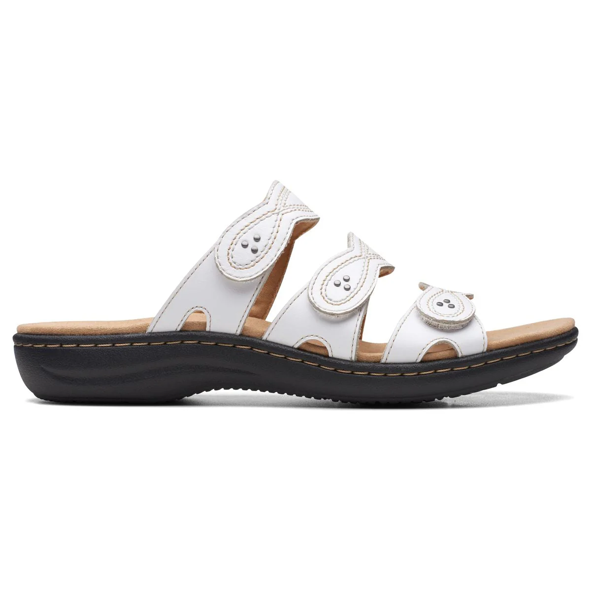 Clarks Laurieann Ayla Women's Flat Sandals in White - Image 2