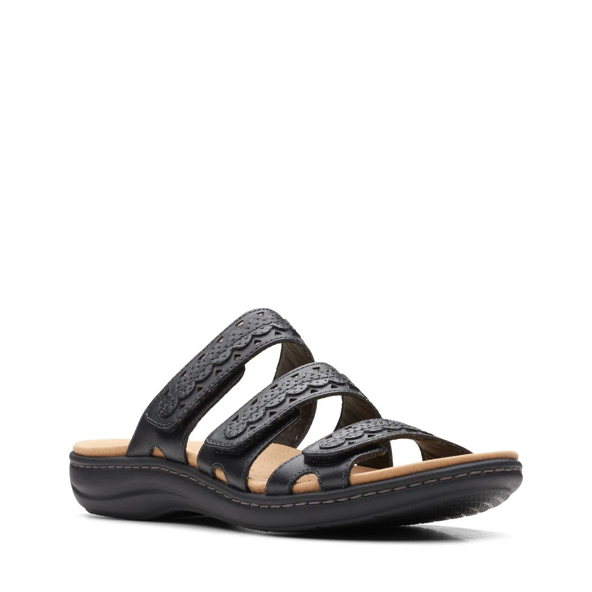 Clarks Laurieann Cove Women's Casual Sandals in Black - Image 2