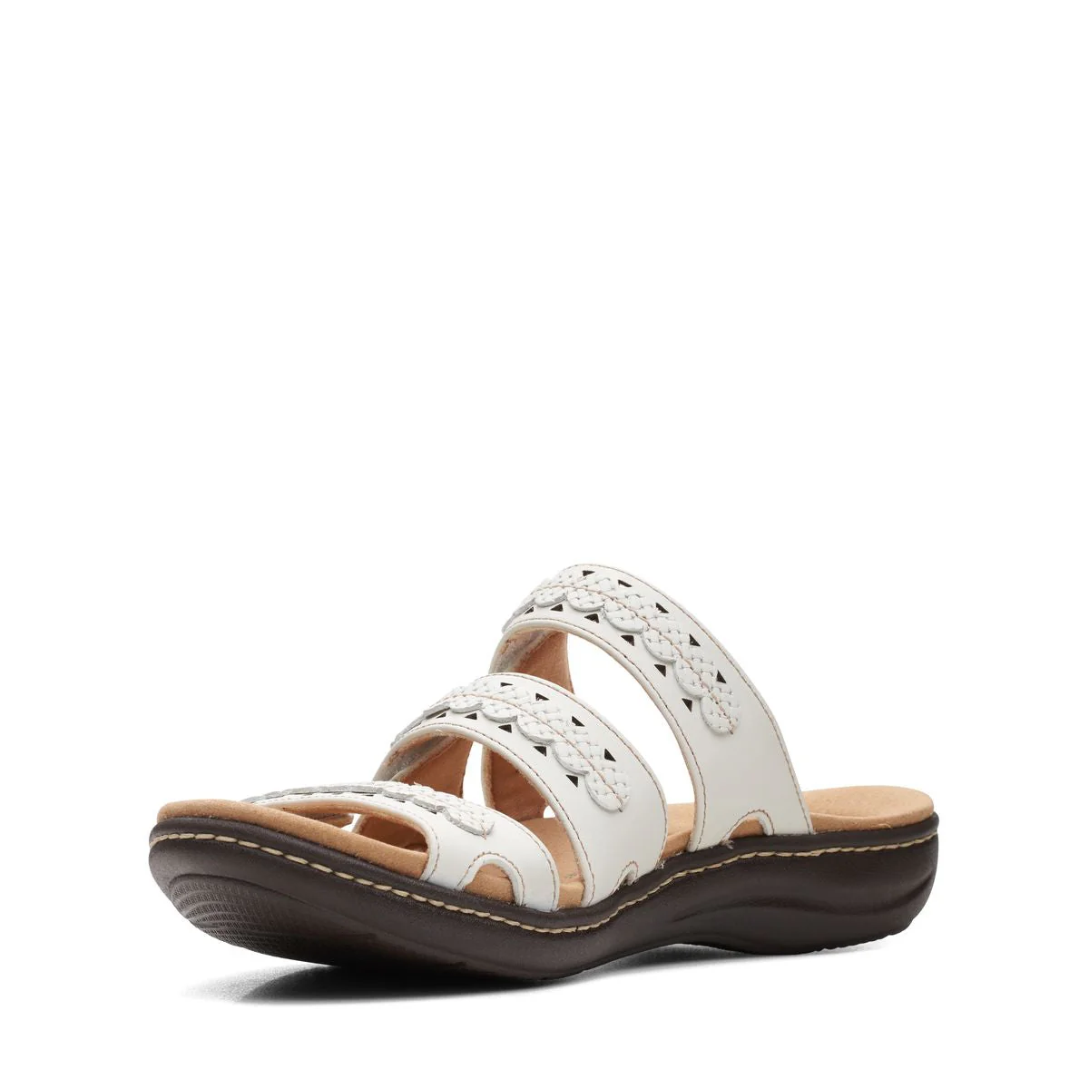 Clarks Laurieann Cove Women's Casual Sandals in White - Image 4