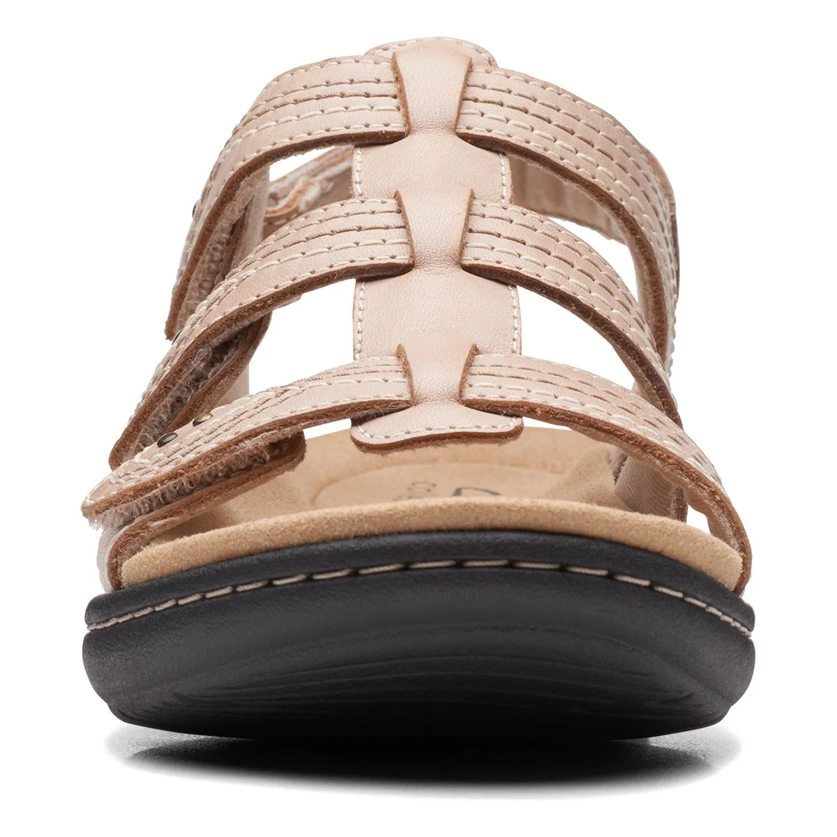 Clarks Laurieann Women's Velcro Sandals in Sand - Image 3