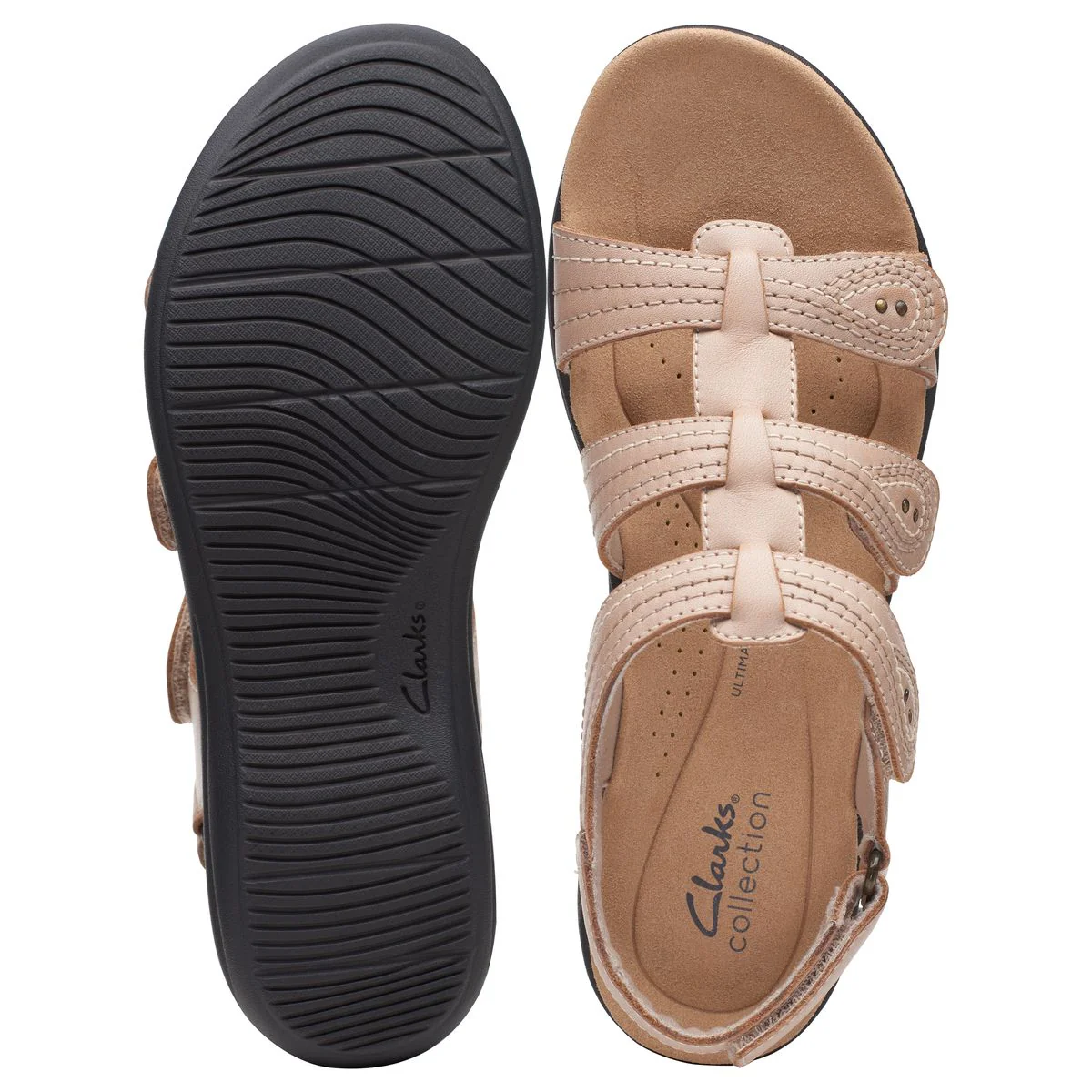 Clarks Laurieann Women's Velcro Sandals in Sand - Image 7