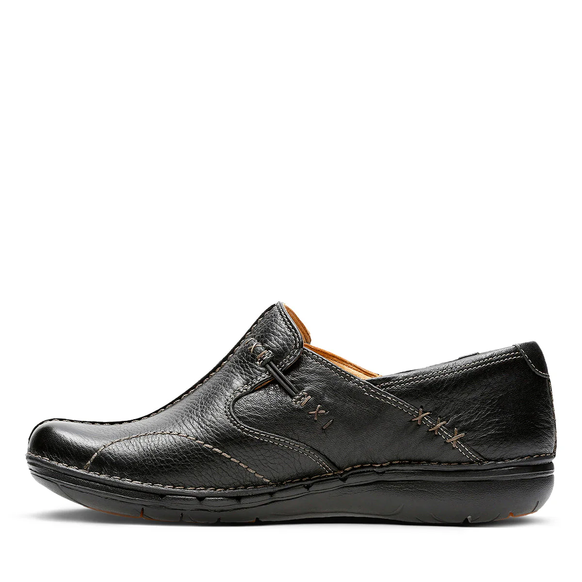 Women's Un Loop Black Slip Ons - Image 3