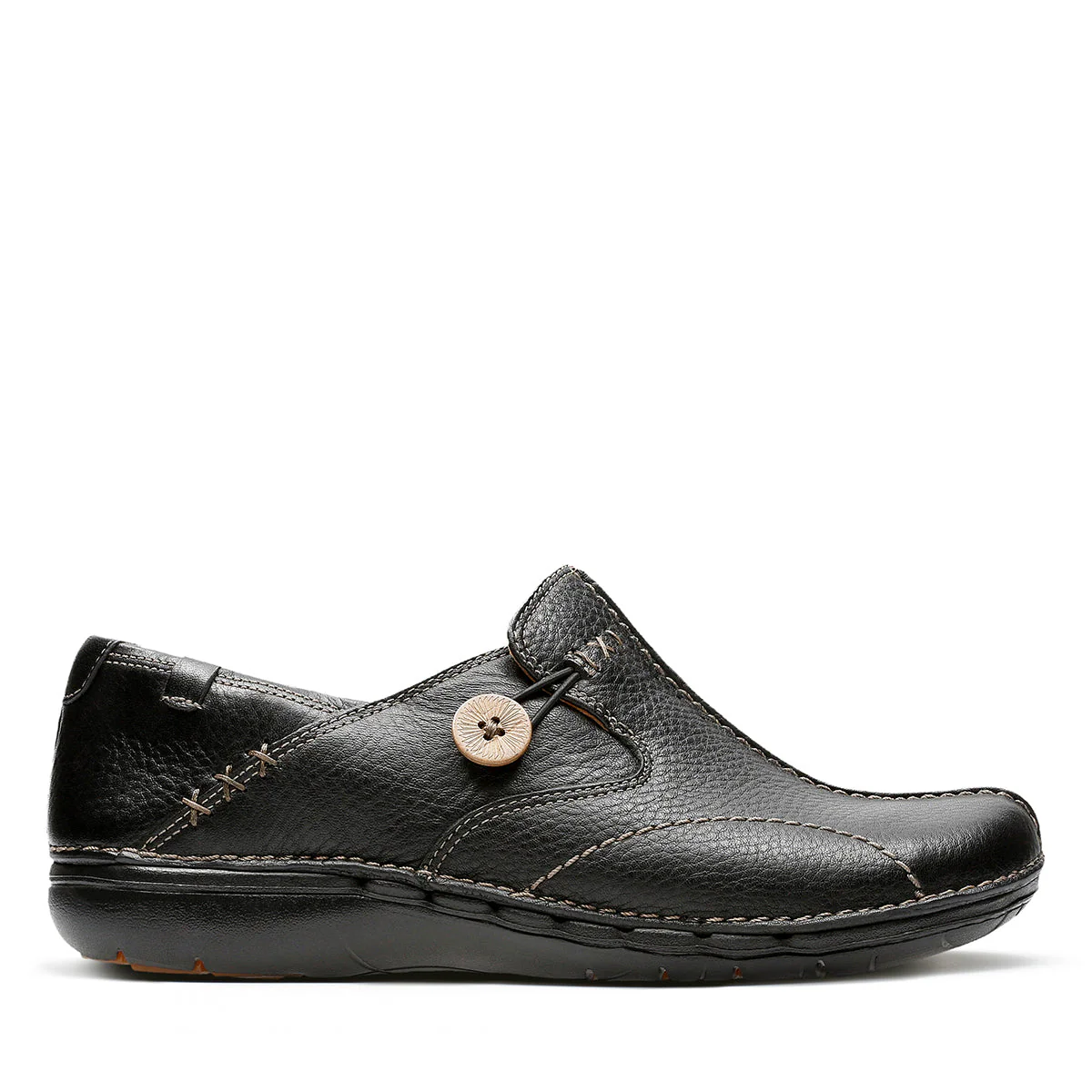 Women's Un Loop Black Slip Ons - Image 7