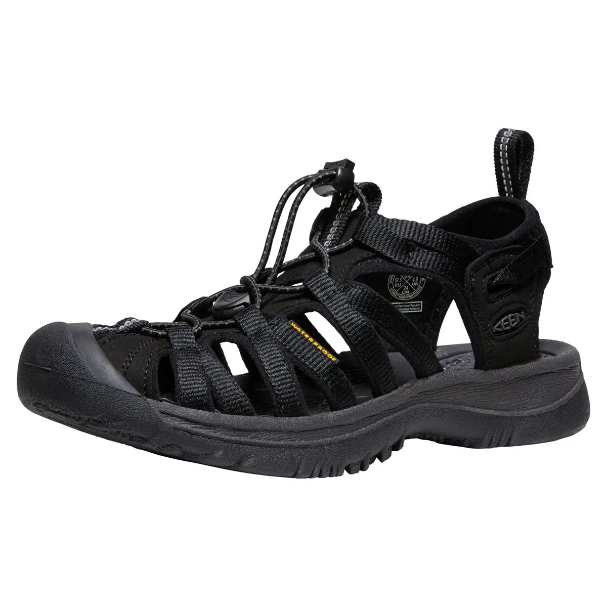 Keen Women’s Whisper Sandal in Black Magnet - Image 3