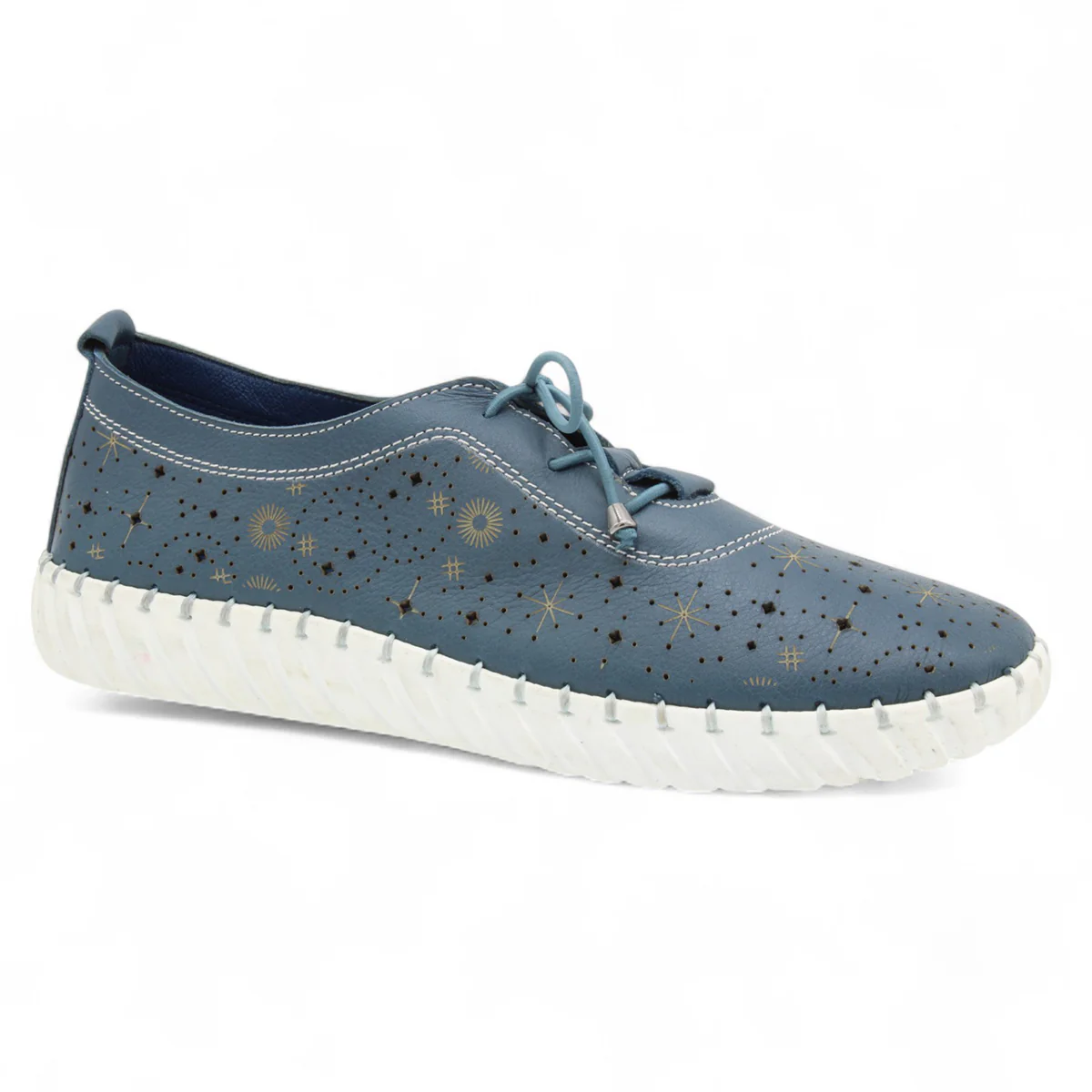 Wonder Walk S5561 Lace Shoe in Navy