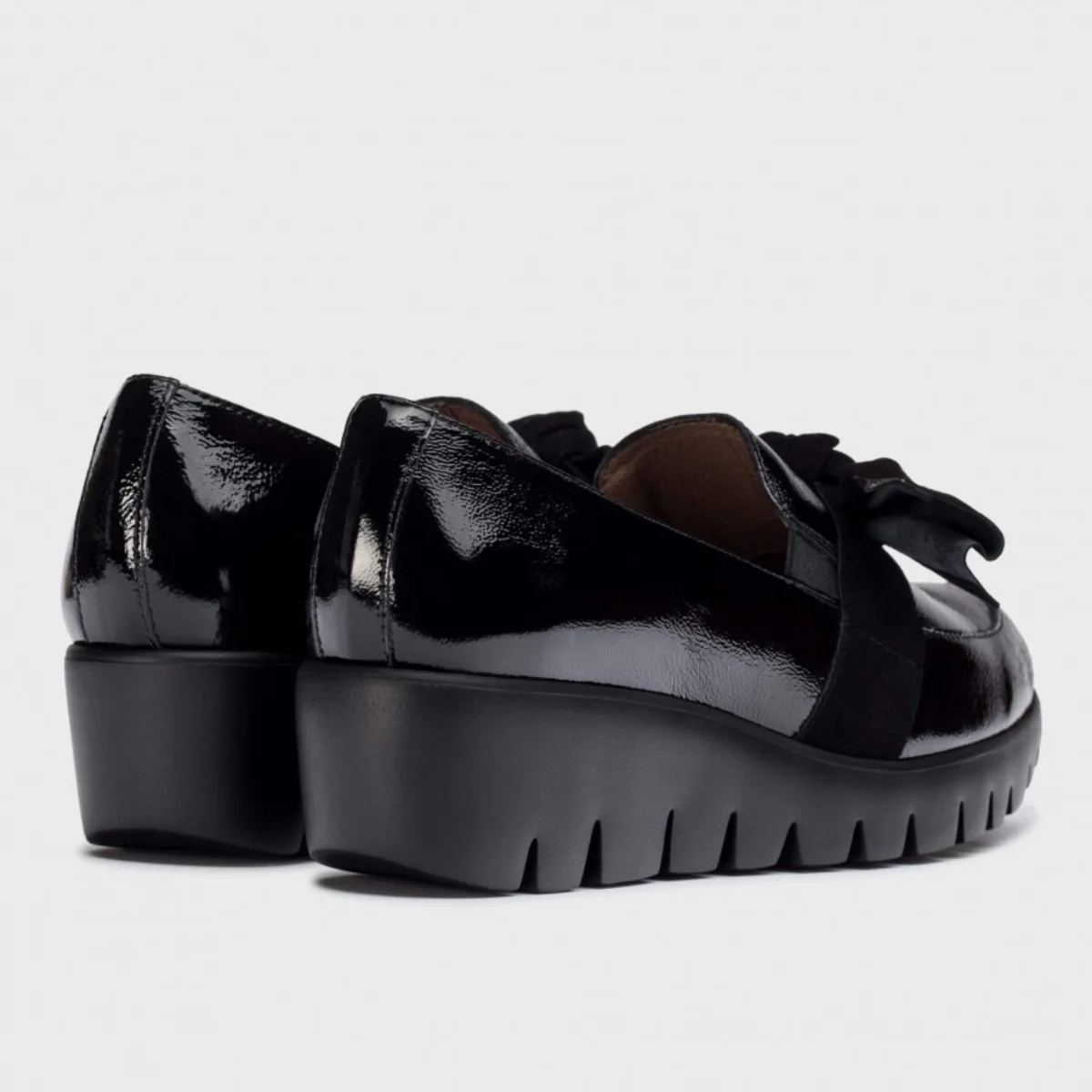 Wonders C-33323 Women's Loafer in Black Patent - Image 3