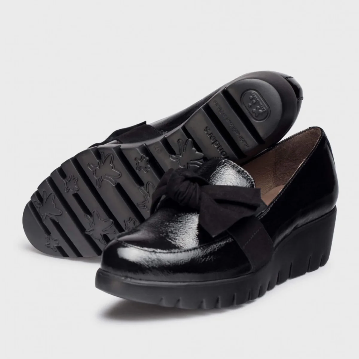 Wonders C-33323 Women's Loafer in Black Patent - Image 4