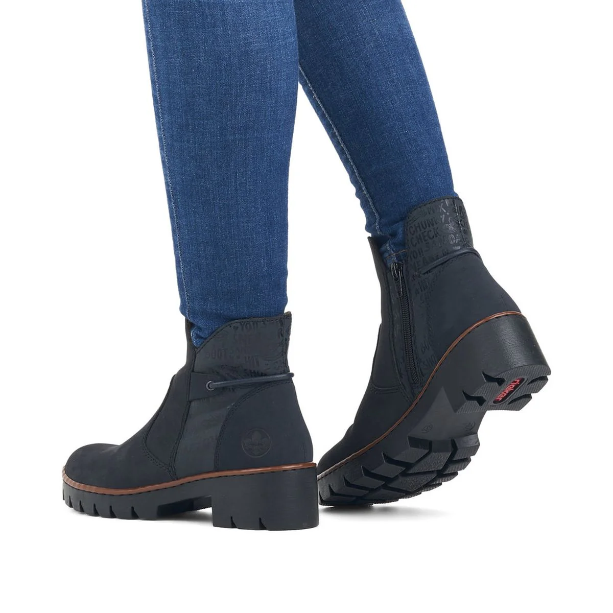 Rieker Mid-Height Boots in X5755 – Women’s - Image 7