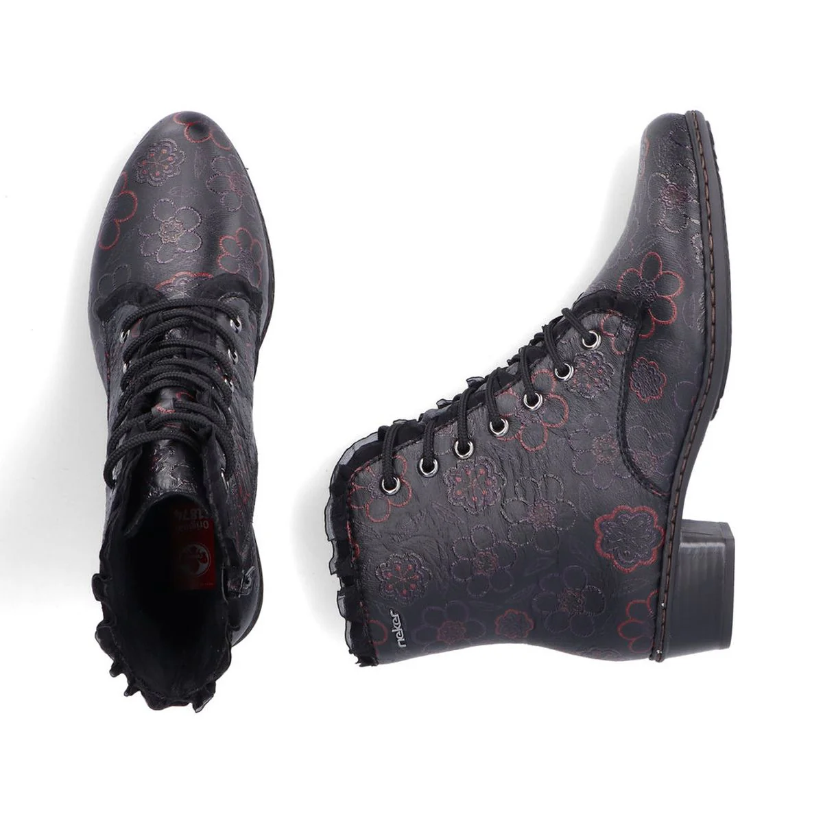 Rieker Y0703 Lace Up Winter Boots - Image 5