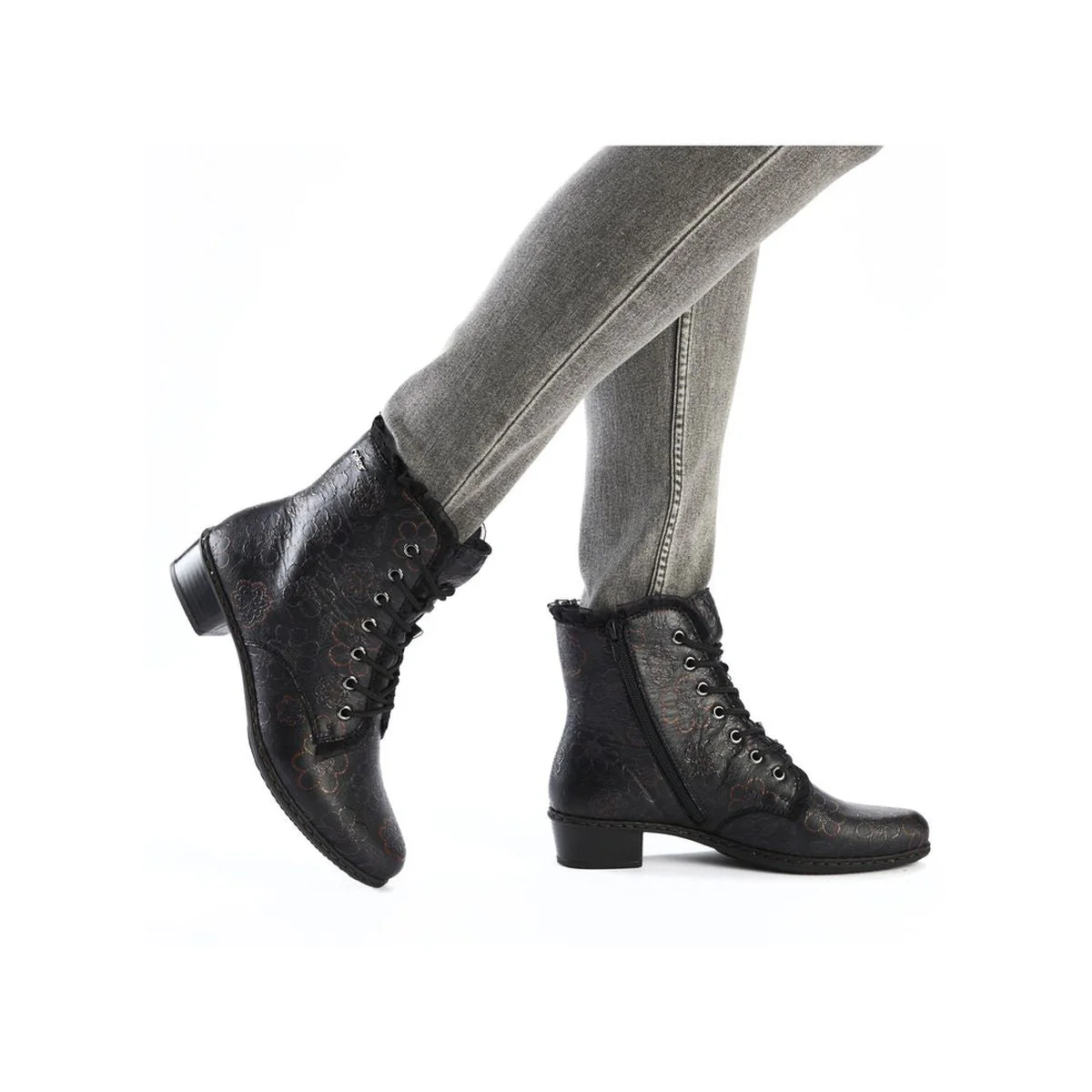 Rieker Y0703 Lace Up Winter Boots - Image 6