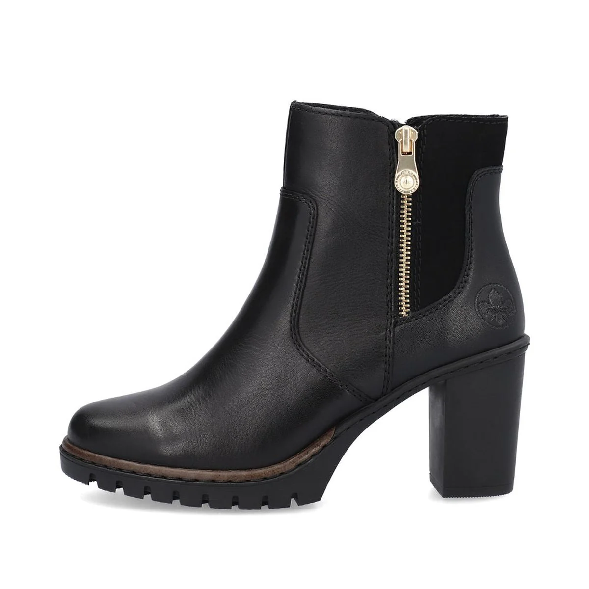Rieker Y2557 Leather Dress Heel Ankle Boot - Image 2