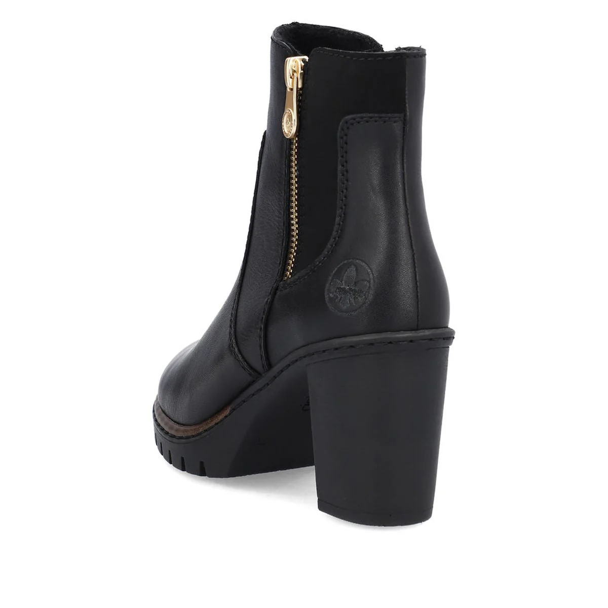 Rieker Y2557 Leather Dress Heel Ankle Boot - Image 3