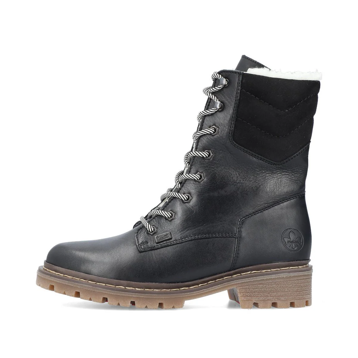 Y9232 Lace Up Boots With Flip Grip for Women - Image 2